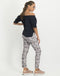 Vera Bow Pants Pink Snake | Barry Pink