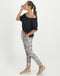 Vera Bow Pants Pink Snake | Barry Pink
