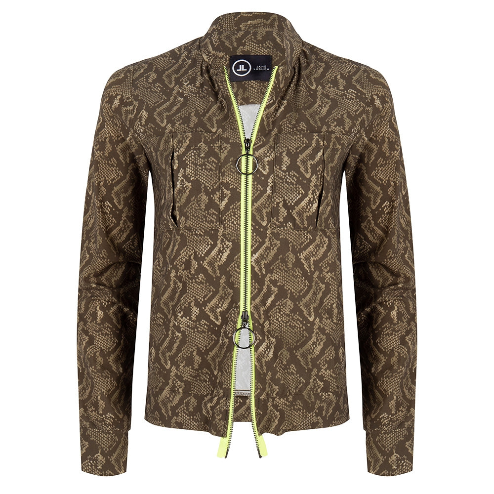 Wendy Jacket Snake | Army