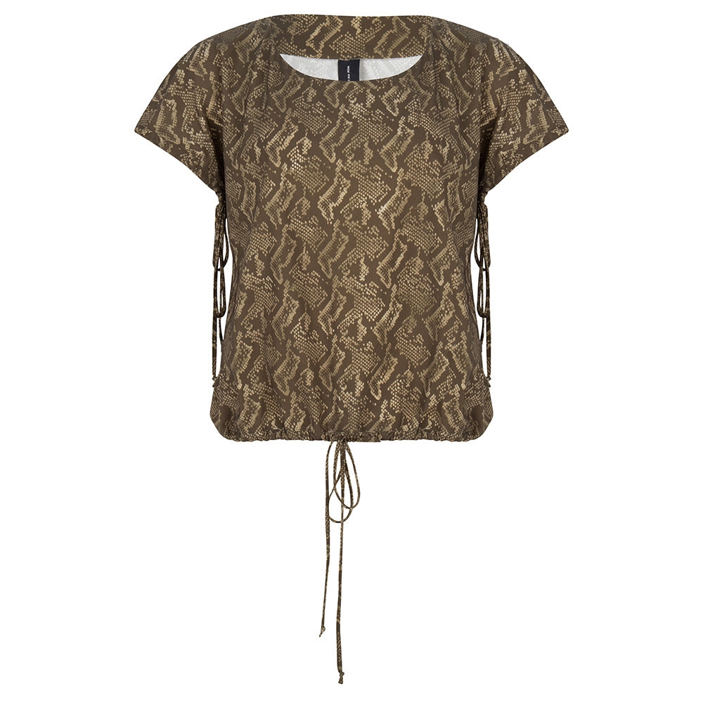 Lynn Snake Top | Army