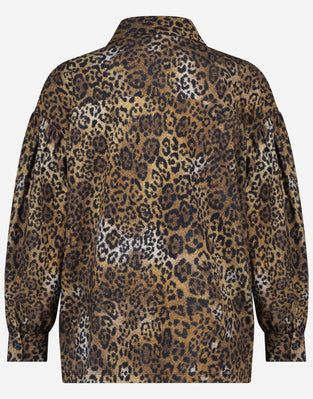 Blouse Sabine Technical Jersey | Animal Brown