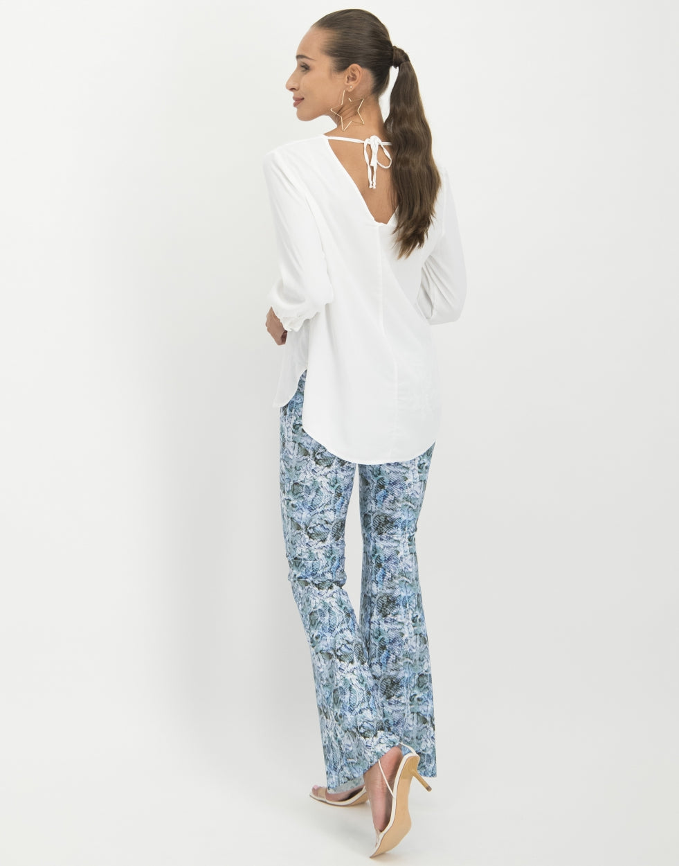 Evie Tie Top | White