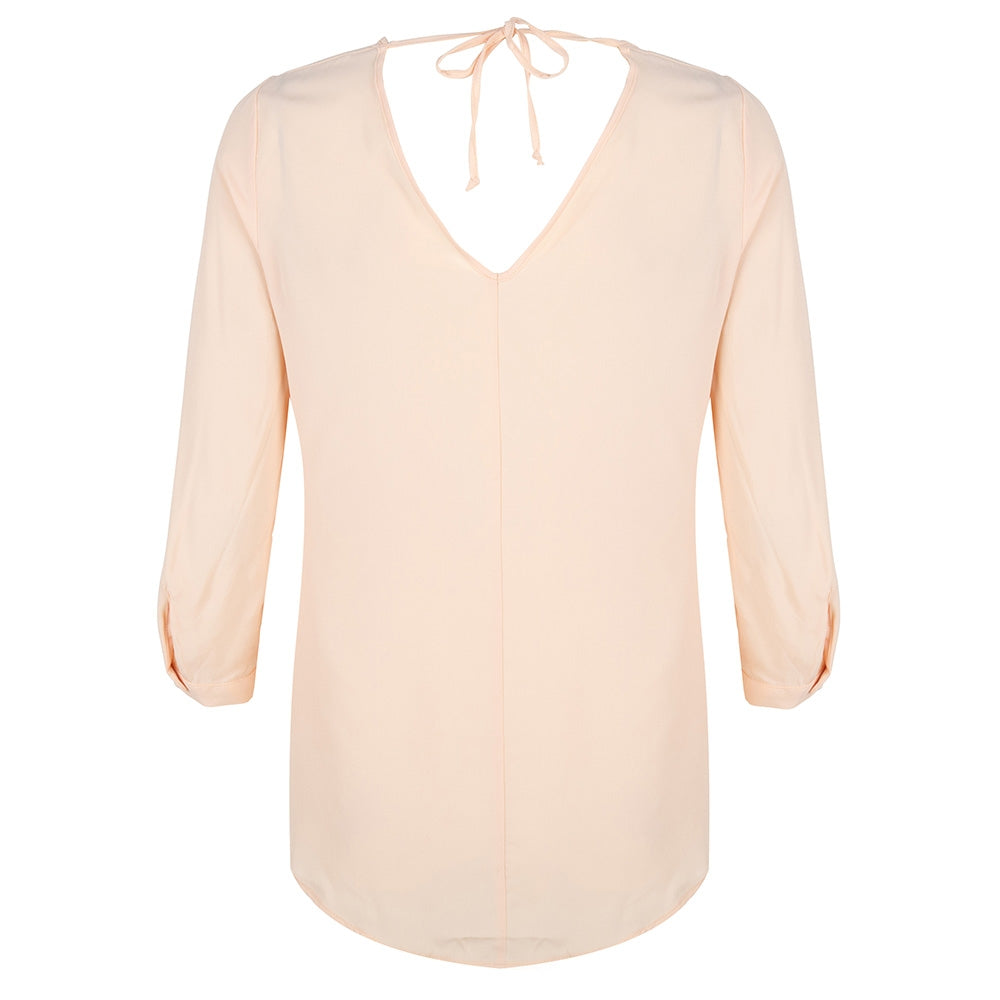 Evie Tie Top | Ecru