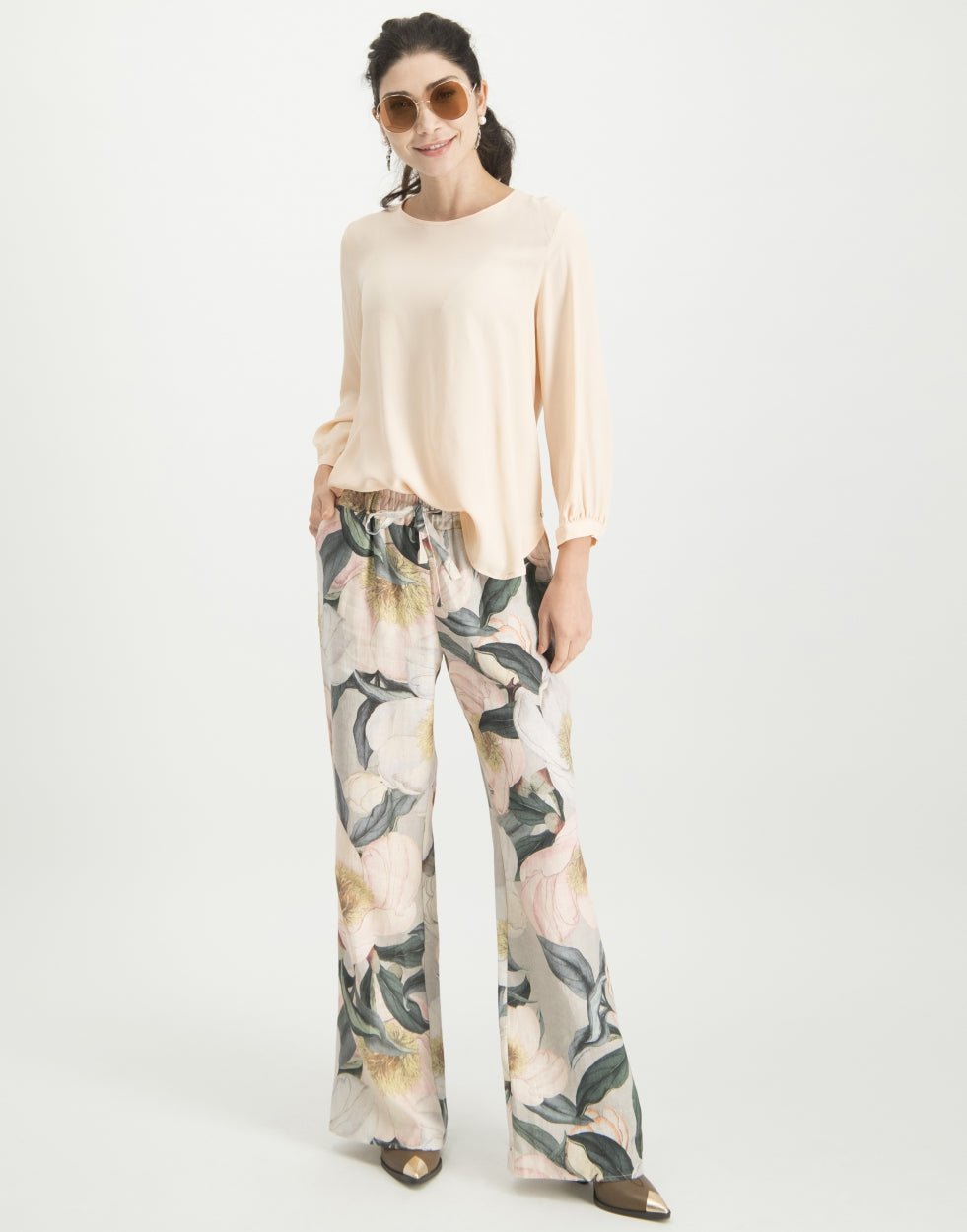 Evie Tie Top | Ecru