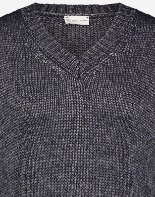 Vest Filippa | Blue Melange