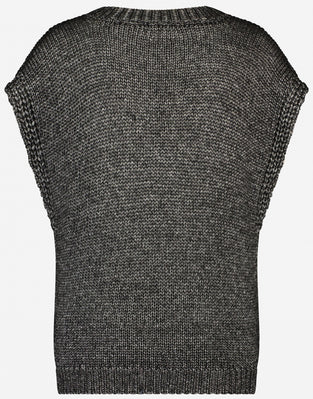 Vest Filippa | Black Melange