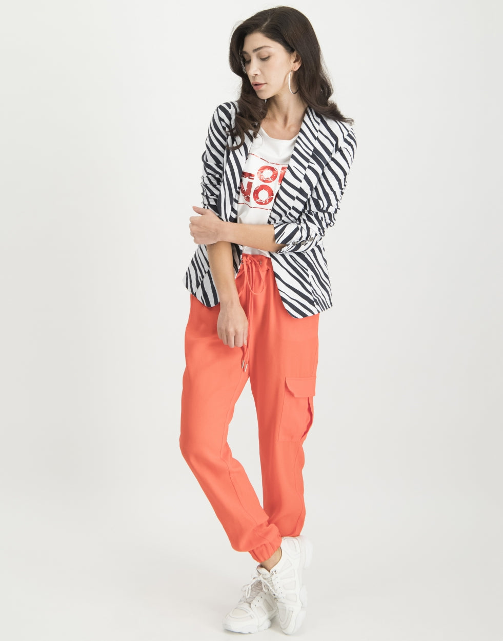 Georgie Cargo Pants | Coral
