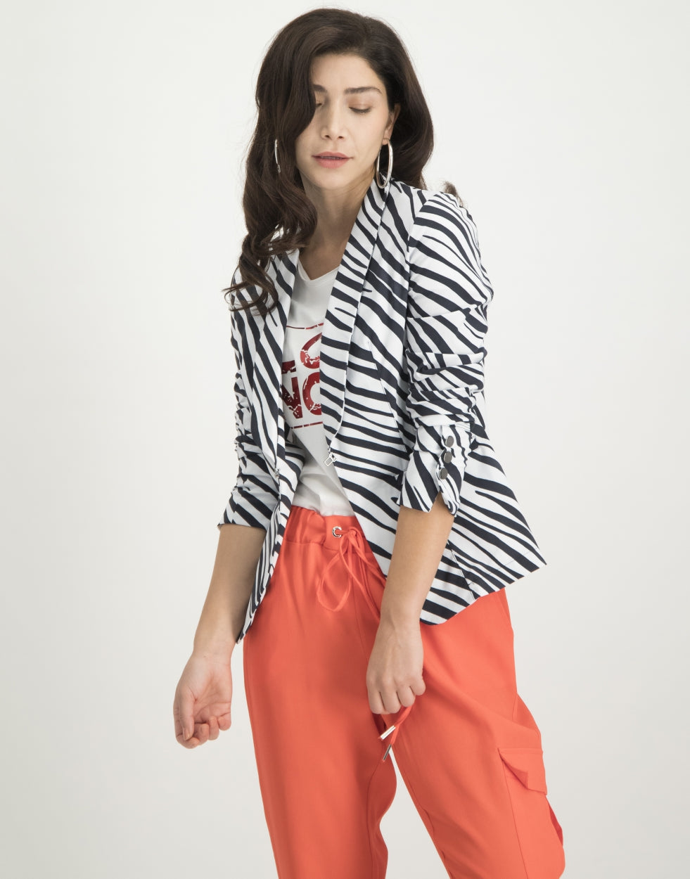 Georgie Cargo Pants | Coral