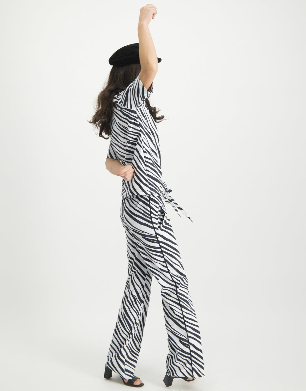 Izzy Pants Black and White | White/Black