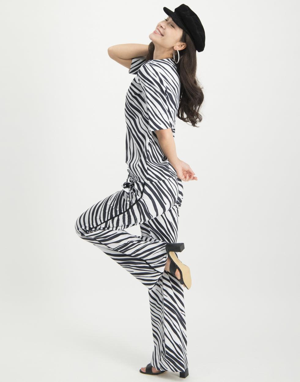 Izzy Pants Black and White | White/Black