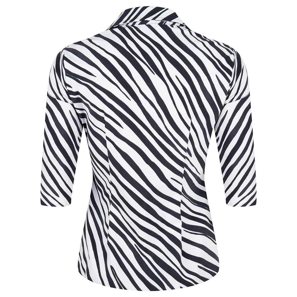 Debbie Shirt Black and White | White/Black