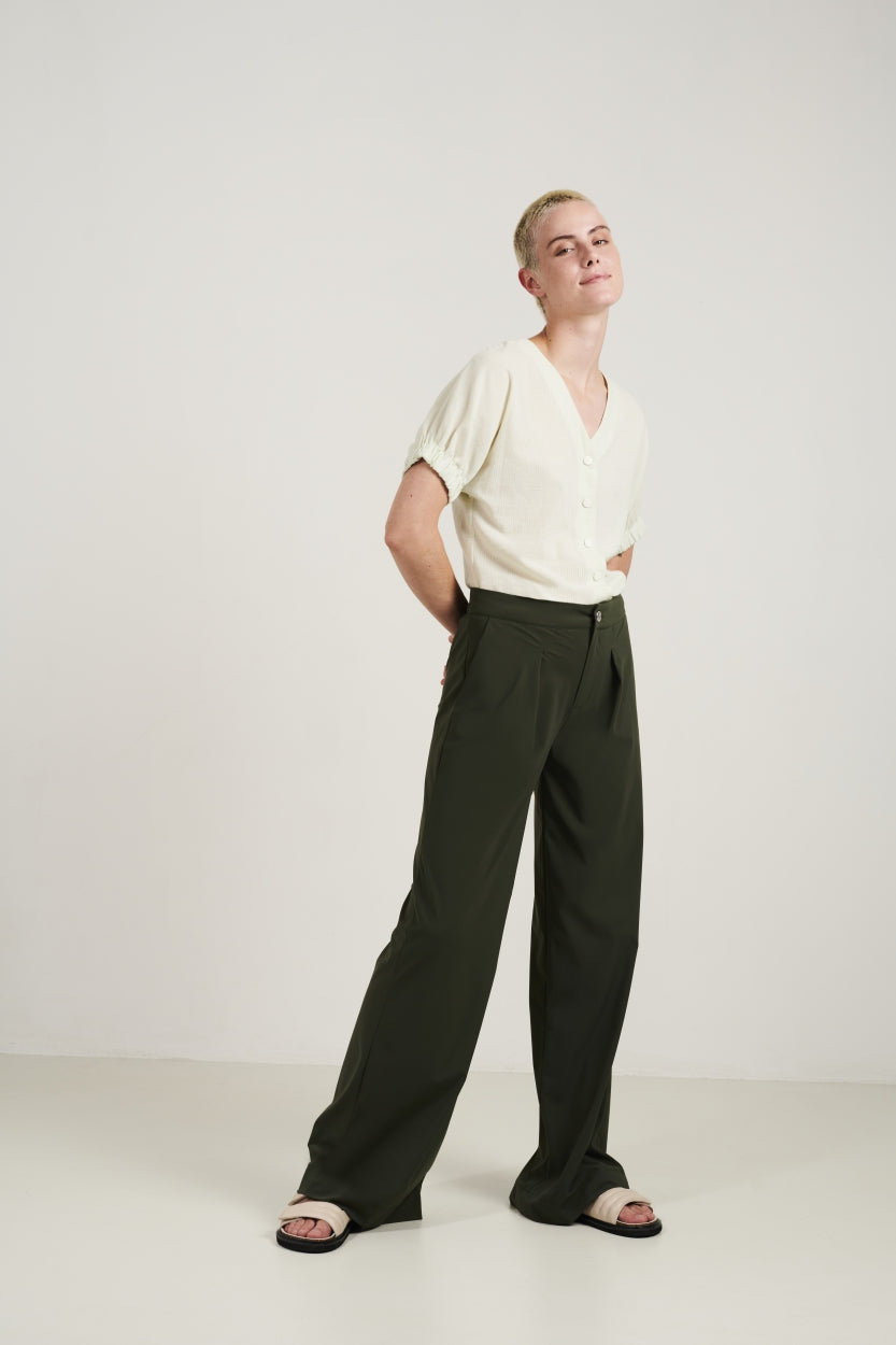 Blouse Helga Organic Cotton | Light green