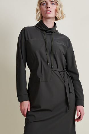 Dress Lena Technical Jersey | Army