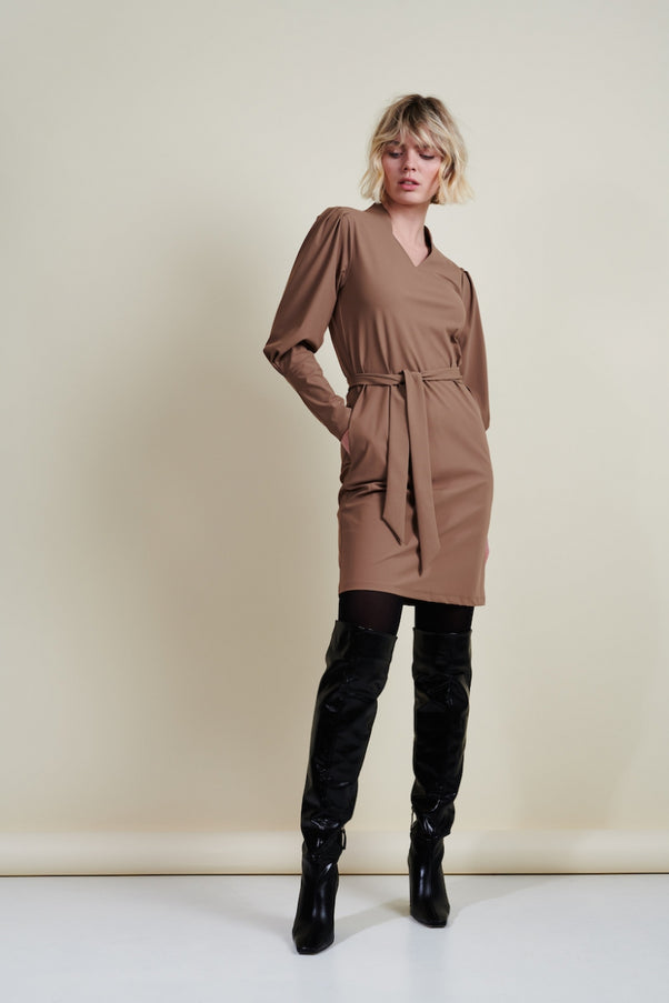 Dress Lies Technical Jersey | Toupe
