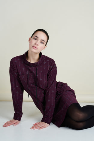 Dress Lena Technical Jersey | Purple