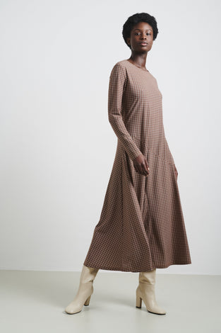 Dress Jessica Technical Jersey | Brick