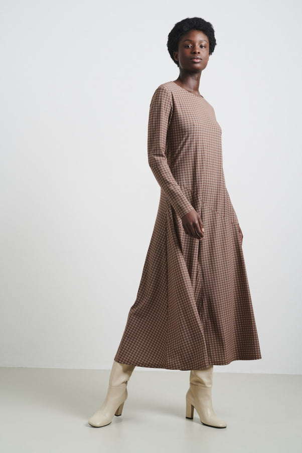 Dress Jessica Technical Jersey | Brick
