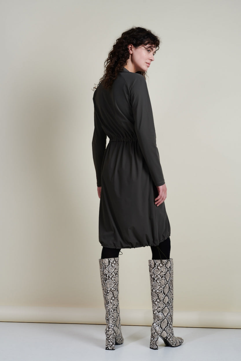 Dress Leona/N Technical Jersey | Army