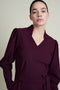 Dress Lies Technical Jersey | Aubergine