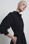 Dress Sabine Long Technical Jersey | Black