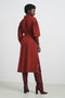 Dress Sabine Long Technical Jersey | Brick