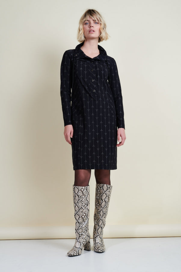 Dress Stella Technical Jersey | Black