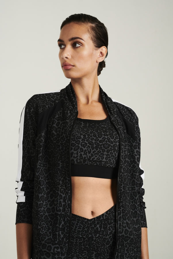 JL Jacket Da V06 | Black/White