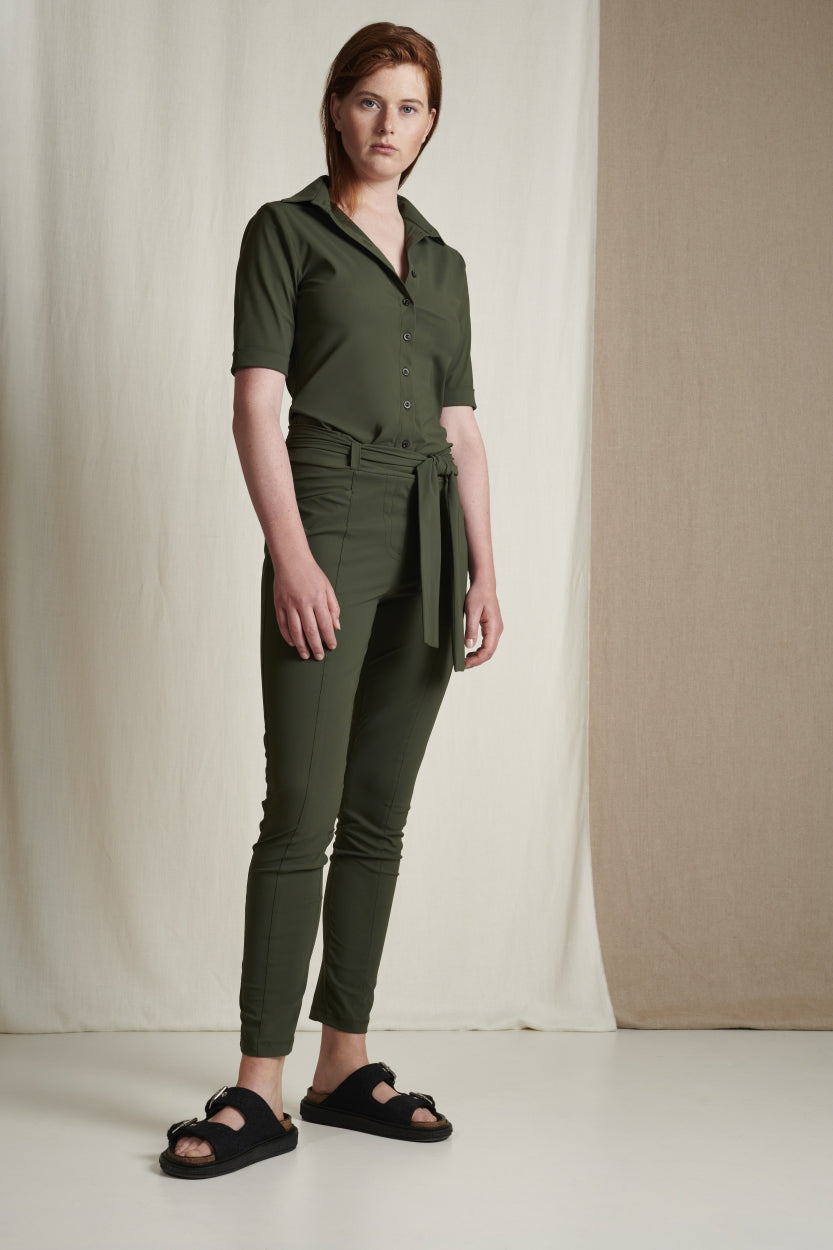 Jumpsuit Zoey Technical Jersey | Army