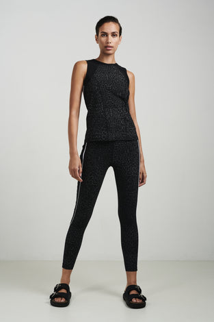 JL Tank Top Da V06 | Black/White