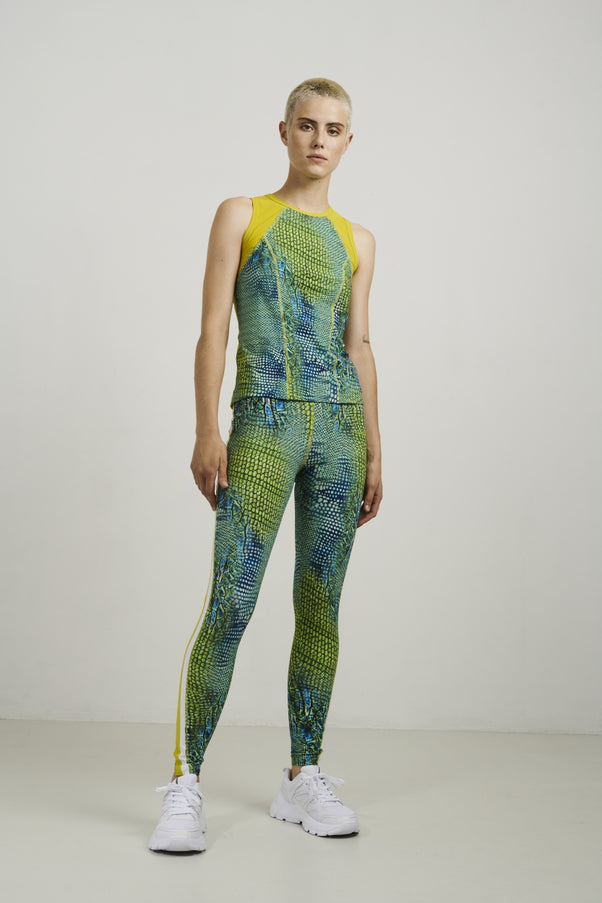 JL Legging Fold Da V02 | Lime green