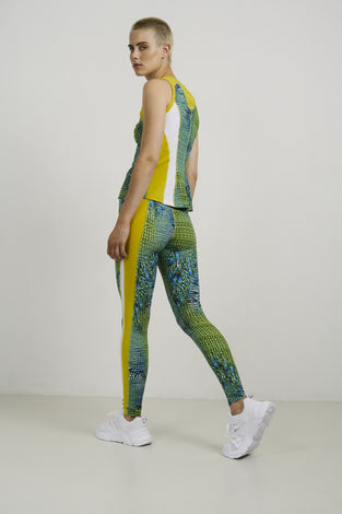 JL Legging Fold Da V02 | Lime green