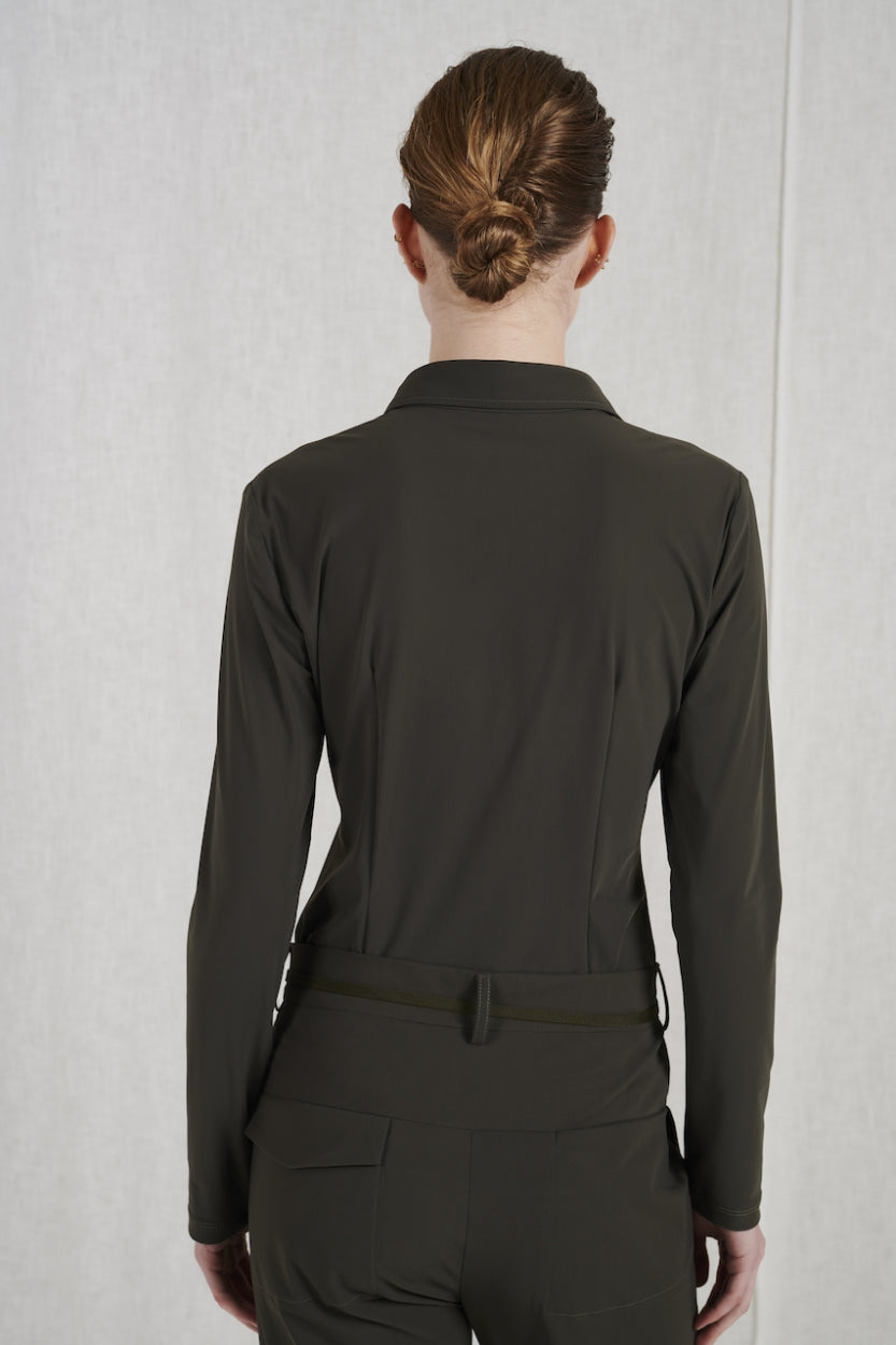 Blouse Kikkie Technical Jersey | Army