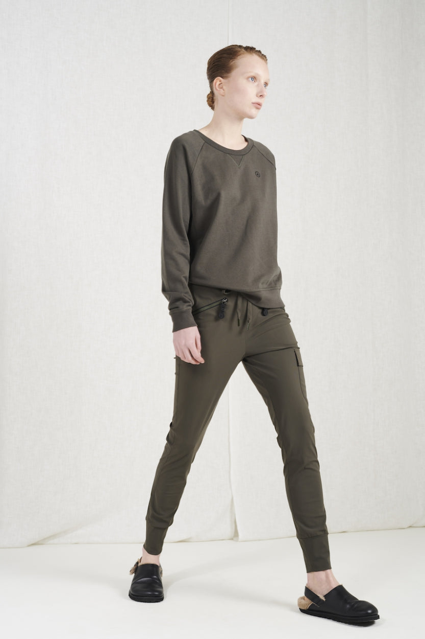 Soft Sweater Logo Organic Cotton | Green
