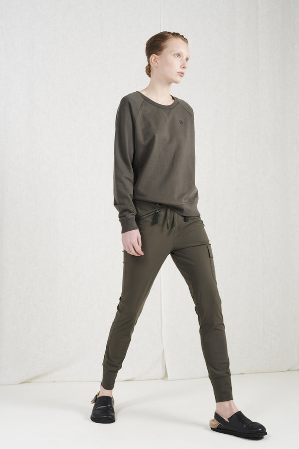 Soft Sweater Logo Organic Cotton | Green