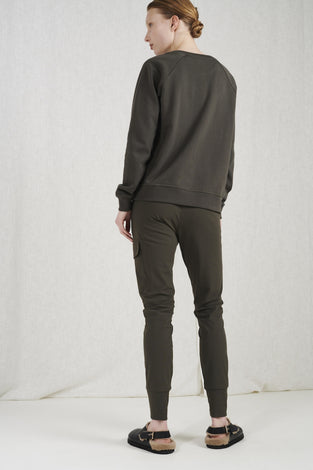 Soft Sweater Logo Organic Cotton | Green