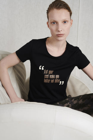 T-Shirt Past Organic Cotton | Black