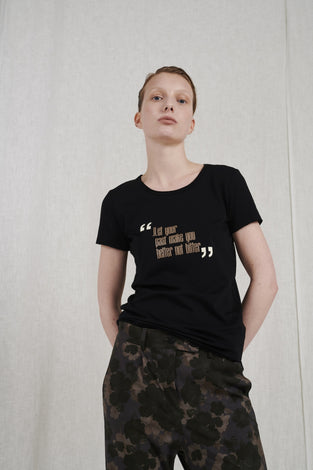 T-Shirt Past Organic Cotton | Black