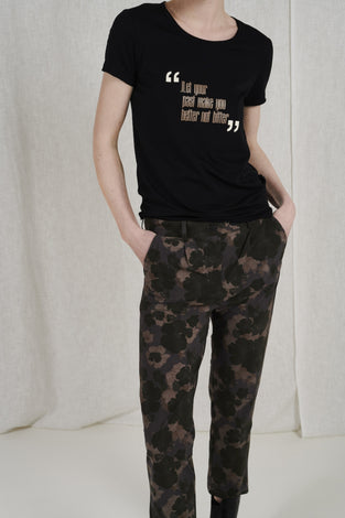 T-Shirt Past Organic Cotton | Black