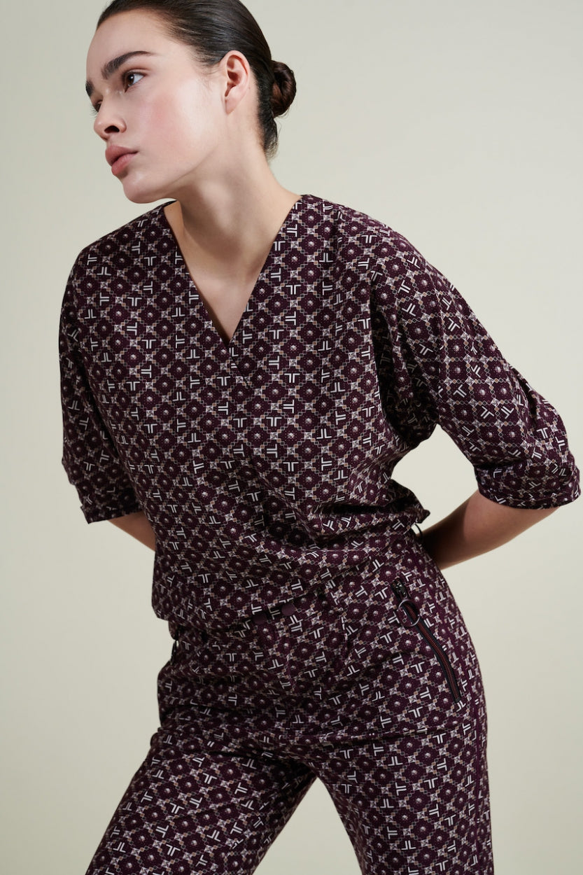 Top Veda/LS Technical Jersey | Deep Purple