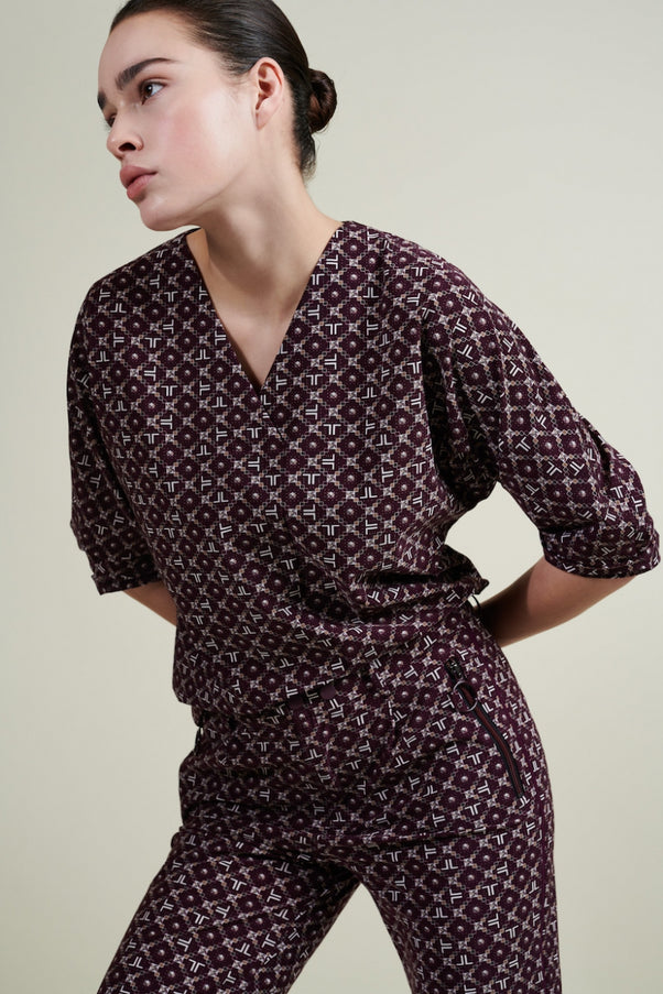 Top Veda/LS Technical Jersey | Deep Purple