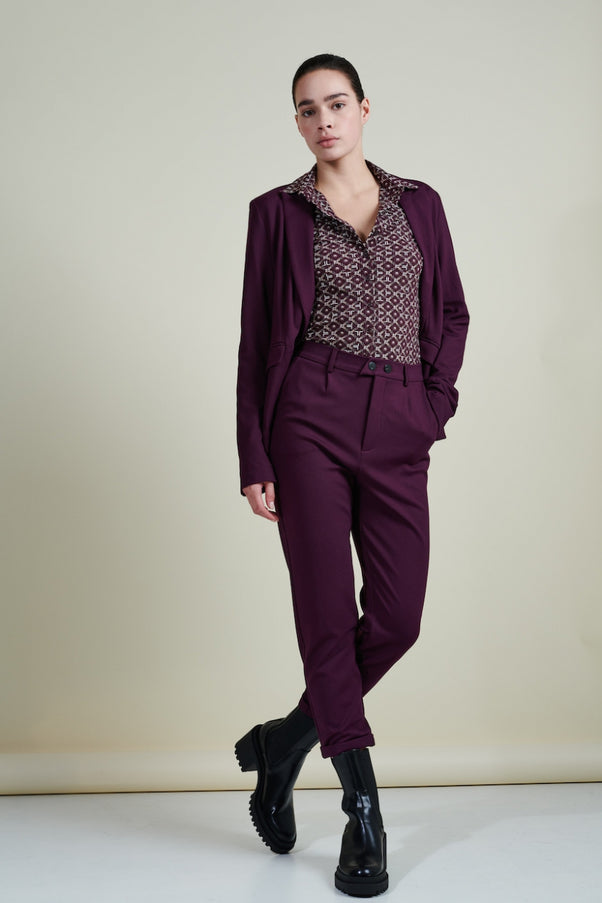 Blazer Havana Eco Viscose | Bordo