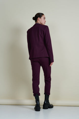 Blazer Havana Eco Viscose | Bordo