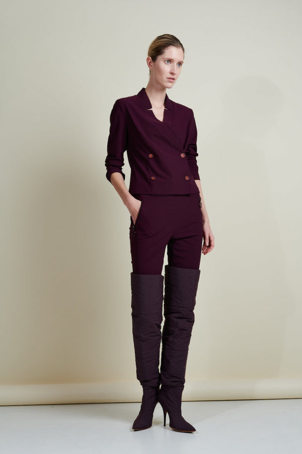 Pants Tanja Technical Jersey | Aubergine