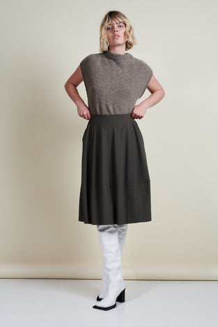 Pullover Funnelneck Pullunde | Toupe