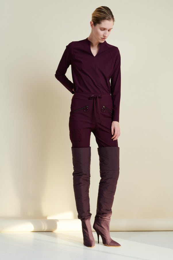 Top Andre Technical Jersey | Aubergine