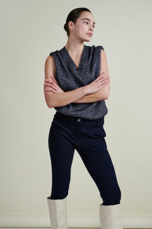 Vest Filippa | Blue Melange